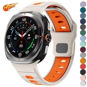 Sport Band For Samsung Galaxy Watch Ultra 47mm Replacement Silicone Wrist Strap - Picture 1 of 96