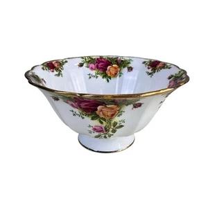 Royal Albert Old Country Roses Footed Pedestal Bowl - Picture 1 of 4