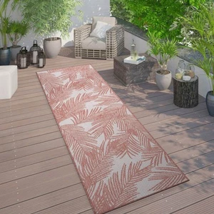 Rugshop Indoor Outdoor Rug Distressed Leaves Textured Carpets and Runners 2x7 - Picture 1 of 11