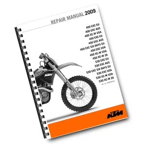 KTM 2009 - 400 450 530 EXC XC-W SIX DAYS - WORKSHOP SERVICE REPAIR MANUAL - Picture 1 of 5