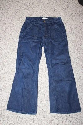 Tory Burch Jeans Womens Size 27 Wide Leg 100% Cotton Denim - Image 1 of 4