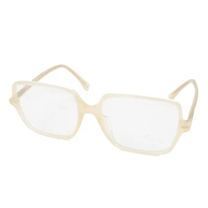 Authentic CHANEL Glasses 3448-A C.1731 53□16 140 S Plastic Ivory Clear F/S - Picture 1 of 9