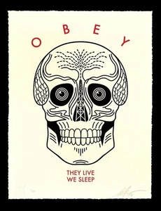 Shepard Fairey Obey Giant They Live We Sleep 11x13” Limited Edition of 200 - Picture 1 of 3