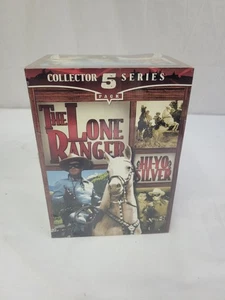 The Lone Ranger - Hi-Yo Silver (VHS, 2002, 5-Tape Set) Collection Series 5 NEW - Foto 1 di 7