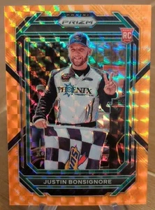 2023 Prizm RC Reactive Orange Parallel Justin Bonsignore - Picture 1 of 1