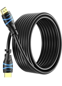 BlueRigger 4K HDMI Cable 50FT (4K 30Hz, HDR10, in-Wall CL3 Rated High Speed - Picture 1 of 12