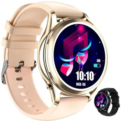2025 Frauen 2 in 1 TWS Headset Smartwatch 1,27" Bluetooth-Anruf IP67 Wasserdicht - Bild 1 von 4
