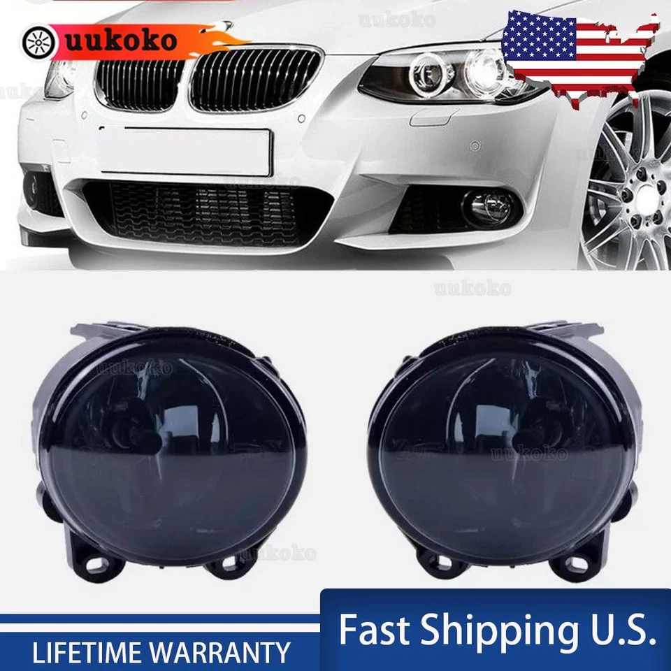 Pair Front Bumper Fog Light With Bulb For BMW E92 E93 F07 F10 F22 F23 M Sport - Imagem 1 de 4