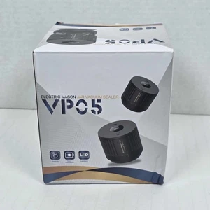 Mason Jar Electric Vacuum Sealer Kit VP05  Black With LED Display - Picture 1 of 9