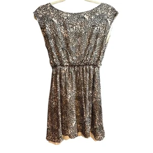 Alice + Olivia Minikleid Seide Leopardenmuster Gr. XS Abendmode edles Kleid - Bild 1 von 13