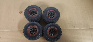K New Bright 1/12 Jeep Wrangler Radio Control Tires & Rims New - Picture 1 of 2