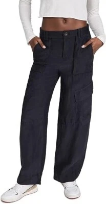 Pantalones cargo Vince para mujer de pierna ancha azul costero talla 6 nuevos con etiquetas Foto 1 de 3