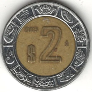 Mexicano 2 pesos 2005 ~ BIMETÁLICO ~ LO CALIFICAS ~ MIRA EL ESCANEO stk 609 - Imagen 1 de 4