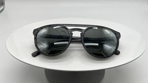MAUI JIM AH DANG! MJ 781-11MS GREY STRIPE NEUTRAL POLARIZED ROUND SUNGLASSES - Picture 1 of 8