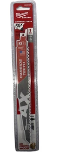 HOJA MILWAUKEE SAWZALL 9" 5TPI hoja 50X LIFE EE. UU. 48-00-5226 DIENTES DE CARBURO DEMOSTRACIÓN - Imagen 1 de 2