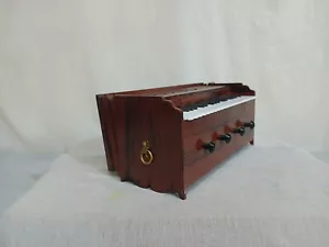 Instrumentos musicales de armonio decorativos de madera de 6,5 pulgadas pieza maestra en miniatura para - Imagen 1 de 10