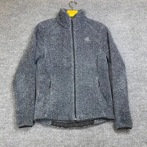 The North Face Osito 2 Giacca Donna Piccola Grigio Fuzzy Pile Alto Pile Pile Full Zip - Foto 1 di 8