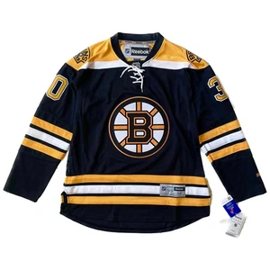 NWT Boston Bruins Tim Thomas Size M Reebok Hockey Jersey NHL - Picture 1 of 11