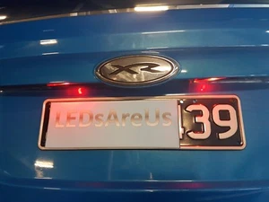 FGX FG BF BA AU EL EF Pair Bright Red LED Number Plate Light Bulb Falcon Ford - Picture 1 of 2
