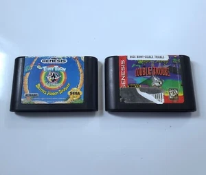 Tiny Toon Adventures + Bugs Hase Double Trouble Sega Genesis 2 Spiel Bundle Lot - Bild 1 von 3