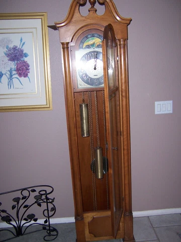 Vintage Seth Thomas Grandfather Clock Cover