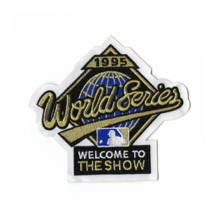 1995 MLB World Series Logo Atlanta Braves vs. Cleveland Indians Trikot Aufnäher - Bild 1 von 1