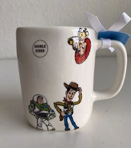 Tazza Rae Dunn Disney Pixar Toy Story Woody Jessie Buzz Howdy Partner doppia faccia - Foto 1 di 9