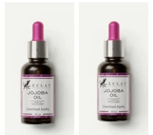 2x Eclat Organic Jojoba Oil for Hair & Skin 30ml Unboxed - Picture 1 of 6
