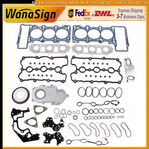 For VW Touareg Audi A4 A5 A6 A7 S4 S5 Q5 Q7 3.0 TFSI/TSI 2007-18 Head Gasket Set - Picture 1 of 8