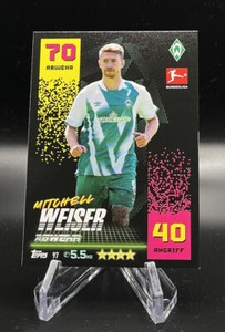 Topps Match Attax Bundesliga 22/23 Mitchell Weiser #97