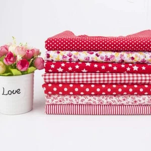 7Pcs 20" x 20" Cotton Fabric DIY Making Supplies Quilting Patchwork Fabric Fa... - Picture 1 of 9