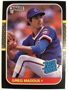 Donruss GREG MADDUX 1987 #36 - novato clasificado - radiocontrol - casi nuevo - como nuevo - A337 - Imagen 1 de 2