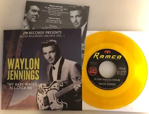 Waylon Jennings / My Baby Walks All Over Me & PS / Special 2014 RSD 45rpm / Mint - Picture 1 of 10