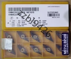 10pz VNMG160404-GK MC5015 VNMG331GK Inserti in carburo CNC originali MITSUBISHI - Foto 1 di 2