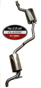 Mercedes Benz W201 190 2.0 Edelstahl Auspuff Abgasanlage ab Kat Bj. 02/1986-1991 - Bild 1 von 12