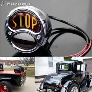 Brake Stop Tail Light Duolamp Lamp Red For Ford Model A 1928-1931 Harley Chopper - Picture 1 of 12