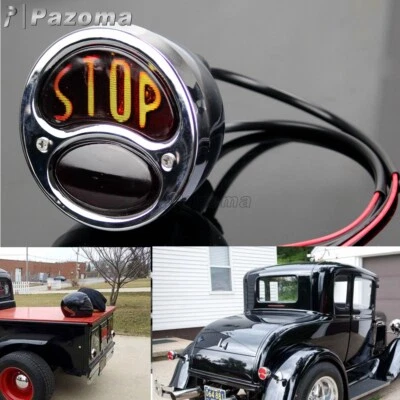 Luz trasera de freno lámpara duolamp roja para Ford modelo A 1928-1931 Harley Chopper Foto 1 de 4