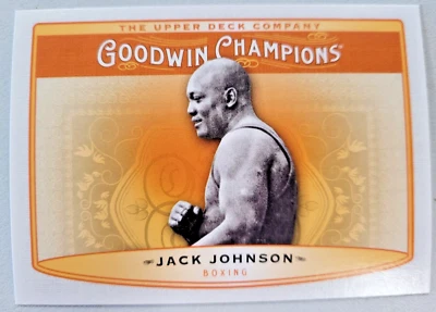 2019 Upper Deck Goodwin Champions #81 Jack Johnson Foto 1 de 2