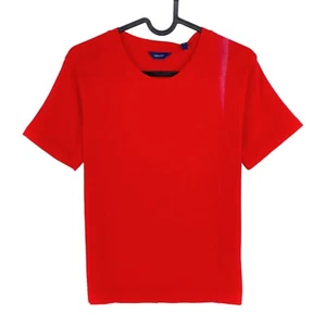 GANT Rosso Originale T-Shirt Misura M - Foto 1 di 10