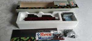 * Roco Minitanks H0 *804* carro pesante con 2° Carro armato * ottimo! Come nuovo (confezione originale) - Foto 1 di 12