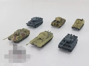 N.6 CARRO ARMATO E CINGOLATO PER PLASTICO FERROVIARIO GUERRA WWII SCALA N 1/160 - Imagen 1 de 15