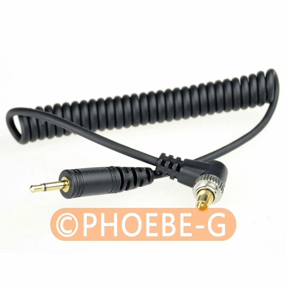 2.5mm to Male FLASH PC Sync Cable Cord with Screw Lock - Image 1 of 1