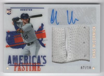 2022 PANINI CHRONICLE AMERICAS PASTIME AUTO PATCH /10 CHAS MCCORMICK - Image 1 of 2
