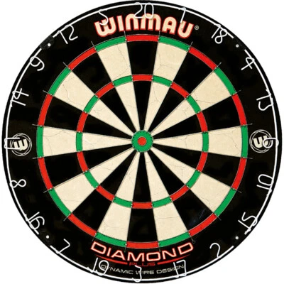 Winmau Diamond Plus Bristle Dart Board Dartscheibe Tunierdartboard für Steeldart - Bild 1 von 4