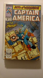CAPTAIN AMERICA 366 OUT OF CONTROL! MARVEL HIGH GRADE COMIC BOOK K6-58 - Picture 1 of 1