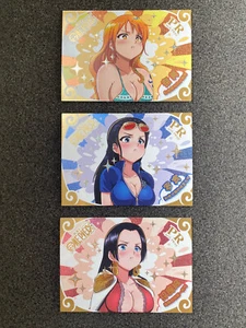 One Piece Collezionabile Trading Card Anime PR Inserto 3 Carte Bonus Set Carino Waifu - Foto 1 di 5
