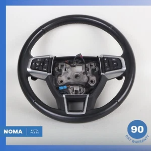 15-19 LR Discovery Sport L550 Heated Steering Wheel w/ Paddle Shifters Black OEM - Picture 1 of 23