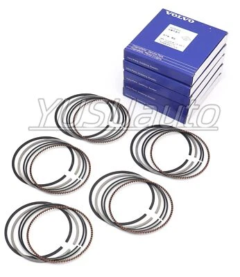 Juego de 5 anillos de pistón OEM para Volvo V60 S40 S60 XC90 C30 C70 2,4 L 2,5 T L5 B5254T Foto 1 de 4