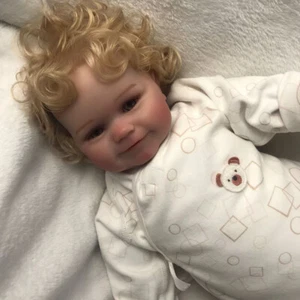 Realistic Reborn Baby Dolls Girl Doll Vinyl Silicone Lifelike Real Newborn Baby - Picture 1 of 9