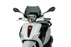 SPORT SCREEN CUPOLINO MALOSSI FUMÉ SCURO PIAGGIO MEDLEY 150 ie EURO4 2020-> - Foto 1 di 3